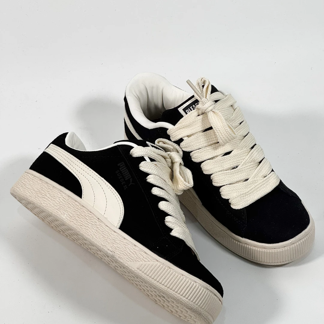 Puma Suede XL Negro-Beige - Image 2