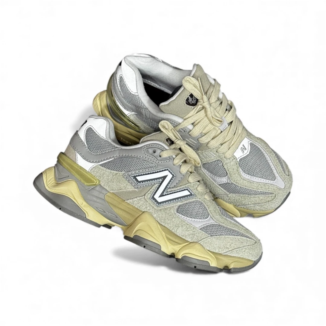 New Balance 9060 Gris-Amarillo - Image 2
