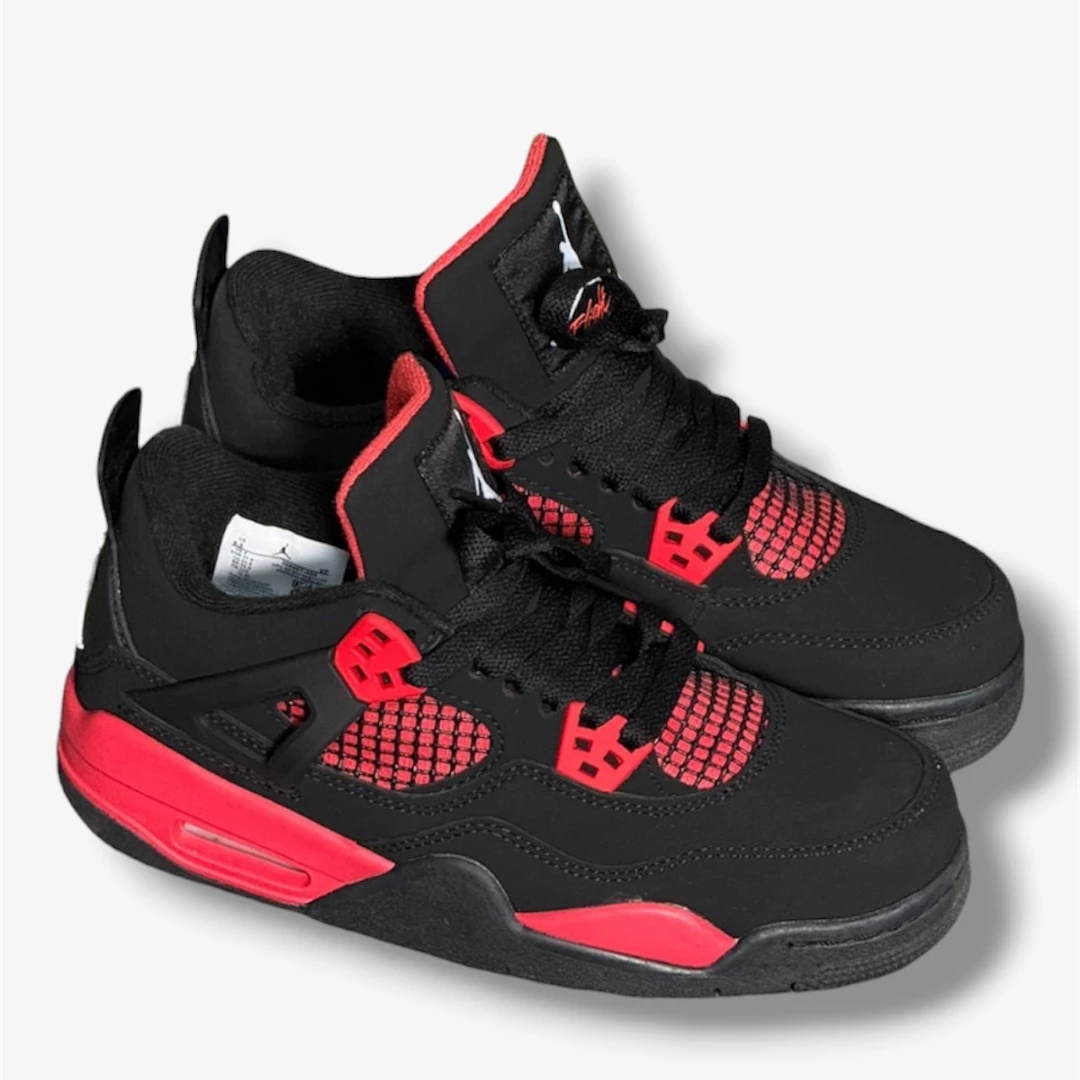 Nike Air Jordan Retro 4 Thunder Rojo Negro